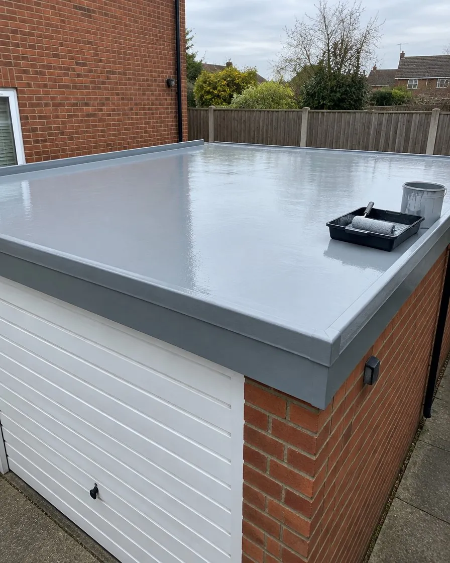 Garage roof replacement in Penryn