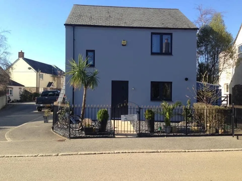 Finished exterior painting and roofline work in Penryn